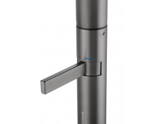 Смеситель для раковины высокий WONZON & WOGHAND, Темный графит (WW-6068-BGG)