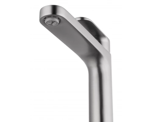 Смеситель для раковины высокий WONZON & WOGHAND, Темный графит (WW-H1034-BGG)