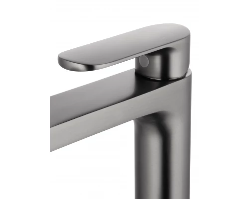 Смеситель для раковины высокий WONZON & WOGHAND, Темный графит (WW-H1034-BGG)