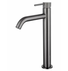 Смеситель для раковины высокий WONZON & WOGHAND, Темный графит (WW-H1062-BGG)