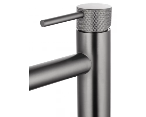 Смеситель для раковины высокий WONZON & WOGHAND, Темный графит (WW-H1062-BGG)
