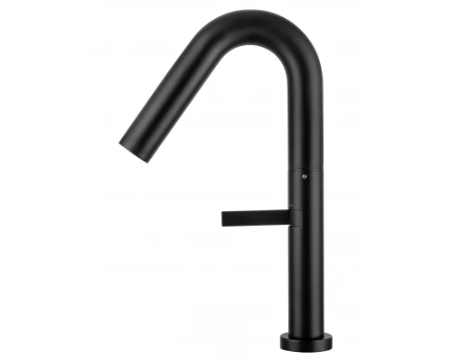 Смеситель для раковины высокий WONZON & WOGHAND, Черный матовый (WW-6068-MB)