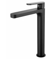 Смеситель для раковины высокий WONZON & WOGHAND, Черный матовый (WW-H1034-MB)