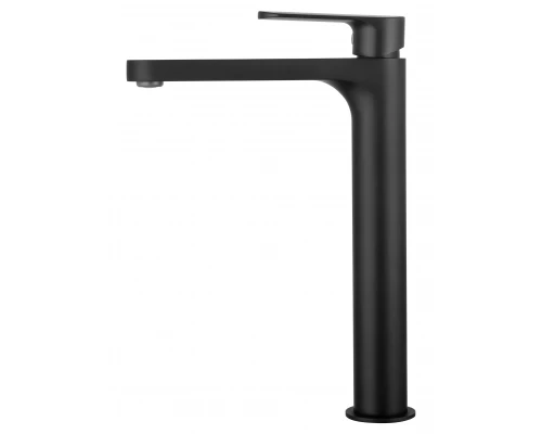 Смеситель для раковины высокий WONZON & WOGHAND, Черный матовый (WW-H1034-MB)