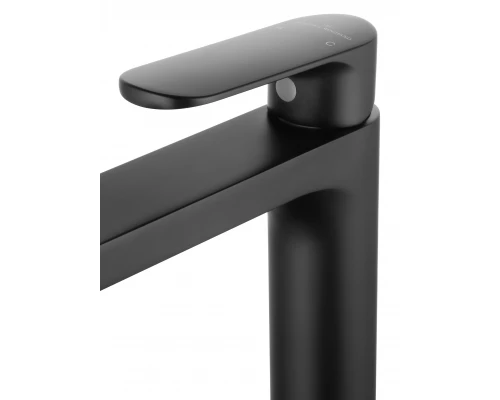 Смеситель для раковины высокий WONZON & WOGHAND, Черный матовый (WW-H1034-MB)