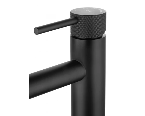 Смеситель для раковины высокий WONZON & WOGHAND, Черный матовый (WW-H1062-MB)