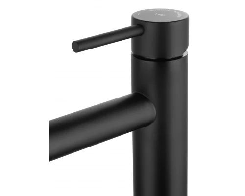 Смеситель для раковины высокий WONZON & WOGHAND, Черный матовый (WW-H1064-MB)
