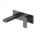 Смеситель для раковины встраиваемый WONZON & WOGHAND CUBE, Темный графит (WW-88869016-BGM)