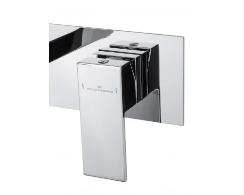Смеситель для раковины встраиваемый WONZON & WOGHAND CUBE, Хром (WW-88869016-CR)