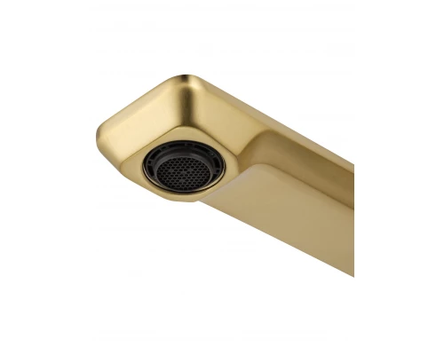 Смеситель для раковины встраиваемый WONZON & WOGHAND DIAMOND, Брашированное золото (WW-88869011- BG)