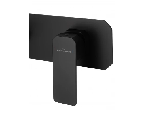Смеситель для раковины встраиваемый WONZON & WOGHAND DIAMOND, Черный матовый (WW-88869011-MB)
