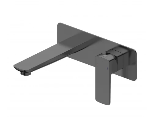 Смеситель для раковины встраиваемый WONZON & WOGHAND EDGE, Темный графит (WW-88869003-BGM)