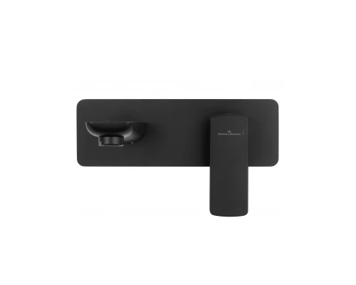 Смеситель для раковины встраиваемый WONZON & WOGHAND EDGE, Черный матовый (WW-88869003-MB)