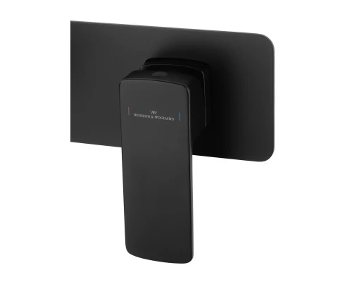 Смеситель для раковины встраиваемый WONZON & WOGHAND EDGE, Черный матовый (WW-88869003-MB)