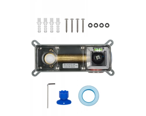 Смеситель для раковины встраиваемый WONZON & WOGHAND EDGE, Черный матовый (WW-88869003-MB)