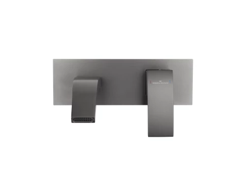 Смеситель для раковины встраиваемый WONZON & WOGHAND FIT, Темный графит (WW-88869009-BGM)