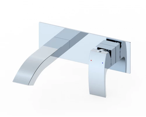 Смеситель для раковины встраиваемый WONZON & WOGHAND FIT, Хром (WW-88869009-CR)