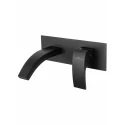 Смеситель для раковины встраиваемый WONZON & WOGHAND FIT, Черный матовый (WW-88869009-MB)