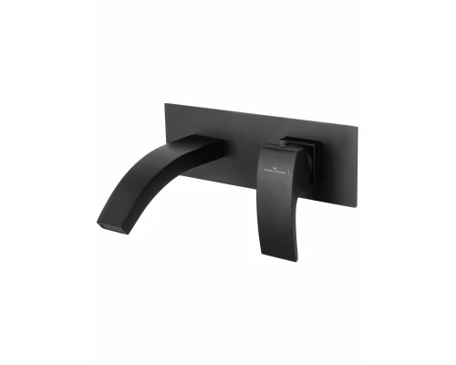 Смеситель для раковины встраиваемый WONZON & WOGHAND FIT, Черный матовый (WW-88869009-MB)