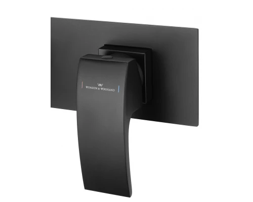 Смеситель для раковины встраиваемый WONZON & WOGHAND FIT, Черный матовый (WW-88869009-MB)