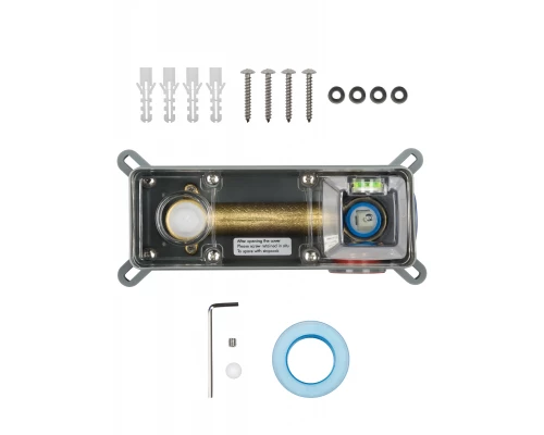 Смеситель для раковины встраиваемый WONZON & WOGHAND FIT, Черный матовый (WW-88869009-MB)