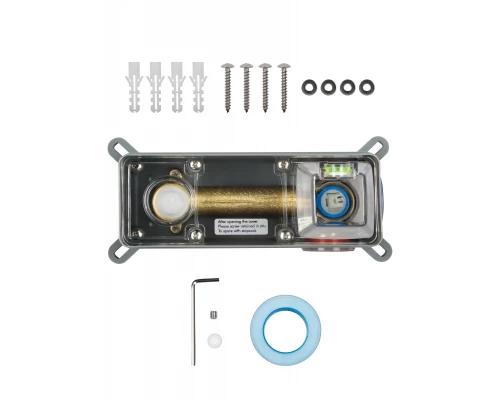 Смеситель для раковины встраиваемый WONZON & WOGHAND FRAME, Хром (WW-88869010-CR)
