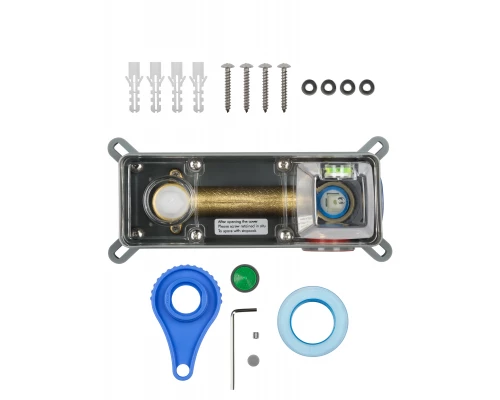 Смеситель для раковины встраиваемый WONZON & WOGHAND FRAME, Черный матовый (WW-88869010-MB)