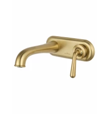 Смеситель для раковины встраиваемый WONZON & WOGHAND STEAM, Брашированное золото (WW-88869008- BG)