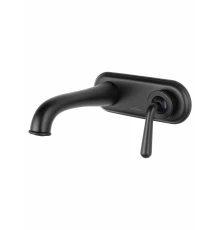 Смеситель для раковины встраиваемый WONZON & WOGHAND STEAM, Черный матовый (WW-88869008-MB)