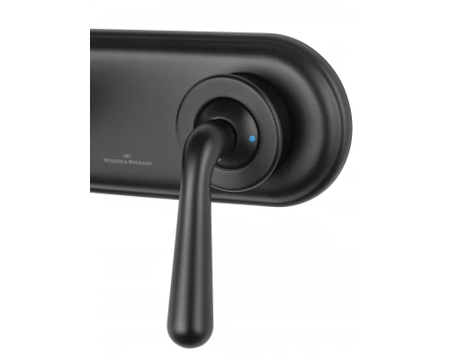 Смеситель для раковины встраиваемый WONZON & WOGHAND STEAM, Черный матовый (WW-88869008-MB)