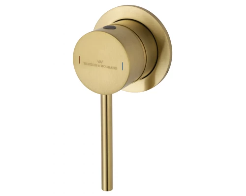 Смеситель для раковины встраиваемый WONZON & WOGHAND STICK, Брашированное золото (WW-88869017-BG)