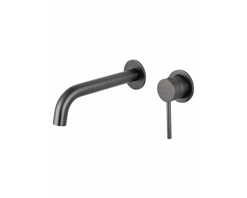 Смеситель для раковины встраиваемый WONZON & WOGHAND STICK, Темный графит (WW-88869017-BGM)