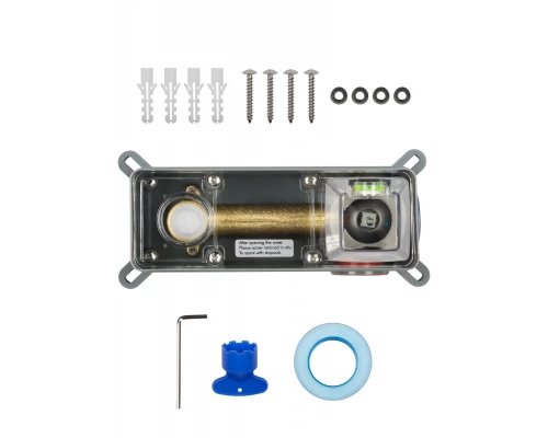 Смеситель для раковины встраиваемый WONZON & WOGHAND STICK, Темный графит (WW-88869017-BGM)