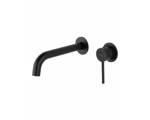 Смеситель для раковины встраиваемый WONZON & WOGHAND STICK, Черный матовый (WW-88869017-MB)
