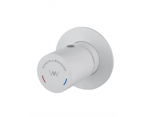 Смеситель для раковины встраиваемый WONZON & WOGHAND, Белый матовый (WW-105-MW)