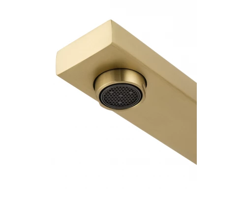 Смеситель для раковины встраиваемый WONZON & WOGHAND, Брашированное золото (WW-105-BG)