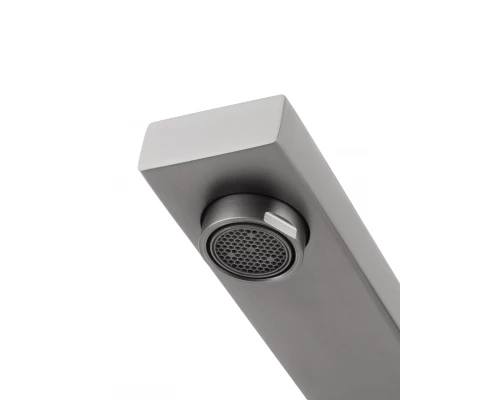 Смеситель для раковины встраиваемый WONZON & WOGHAND, Темный графит (WW-105-BGG)