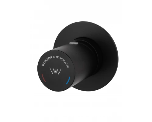 Смеситель для раковины встраиваемый WONZON & WOGHAND, Черный матовый (WW-105-MB)