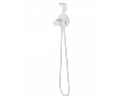 Смеситель с гигиеническим душем и термостатом встраиваемый WONZON & WOGHAND, Белый матовый (WW-88829909-MW)