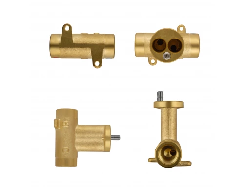 Смеситель с гигиеническим душем и термостатом встраиваемый WONZON & WOGHAND, Темный графит (WW-88829910-BGM)