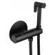Смеситель с гигиеническим душем и термостатом встраиваемый WONZON & WOGHAND, Черный матовый (WW-88819902-MB)