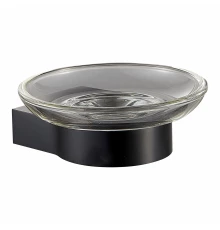 Мыльница с держателем WONZON & WOGHAND CARBON, Черный (WW-7722)