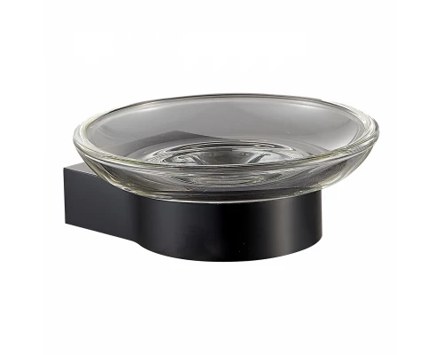 Мыльница с держателем WONZON & WOGHAND CARBON, Черный (WW-7722)