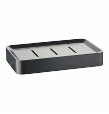 Мыльница с держателем WONZON & WOGHAND CARBON, Черный (WW-7732)