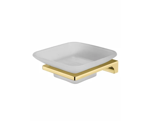 Мыльница с держателем WONZON & WOGHAND ECLIPSE, Глянцевое золото (WW-9122-LG)