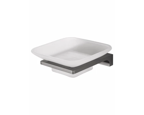 Мыльница с держателем WONZON & WOGHAND ECLIPSE, Темный графит (WW-9122-GM)