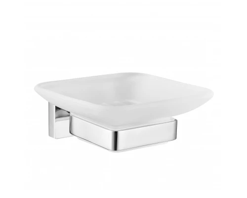 Мыльница с держателем WONZON & WOGHAND FLAT, Хром (WW-9722)