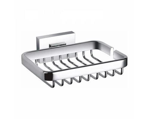 Мыльница с держателем WONZON & WOGHAND FLAT, Хром (WW-9724)