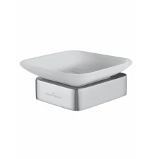 Мыльница с держателем WONZON & WOGHAND LOTTE, Хром (WW-8322)