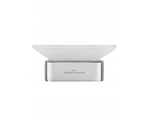 Мыльница с держателем WONZON & WOGHAND LOTTE, Хром (WW-8322)